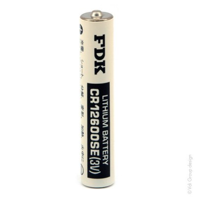 Pile lithium industrielle CR12600SE FDK ou(CR2NP) - 3V 1.5Ah