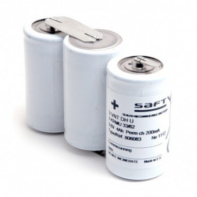 Batterie eclairage secours 3 VNT DH U ST1 3.6V 4Ah