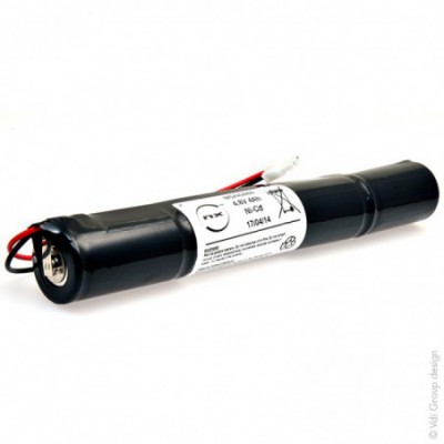Batterie eclairage secours 4x D VNT 4S1P ST4 4.8V 4Ah FC