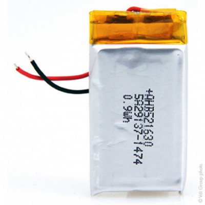 Batterie Li-Po 1S1P ICP521630PM + PCM UN38.3 3.7V 250mAh fils