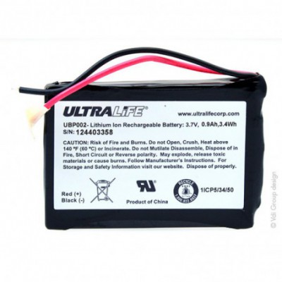 Batterie Li-Ion 1S1P UBP053450-PCM 3.7V 900mAh