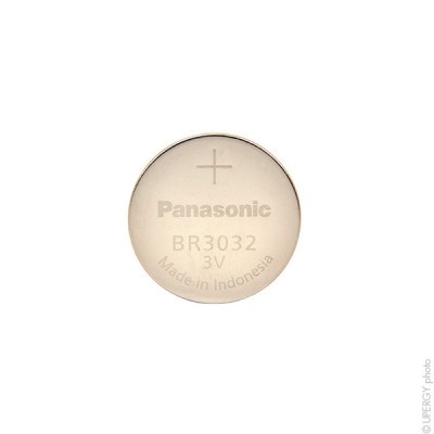 Pile bouton lithium BR3032/BN PANASONIC 3V 500mAh