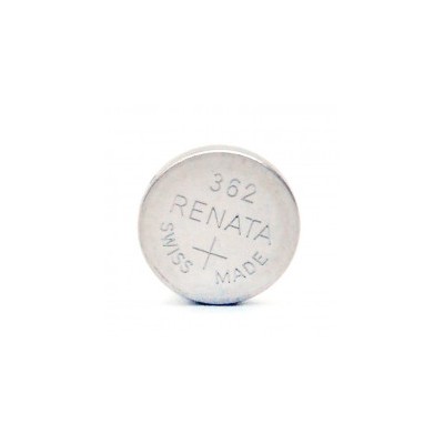 Pile bouton oxyde argent 362 RENATA 1.55V 24mAh