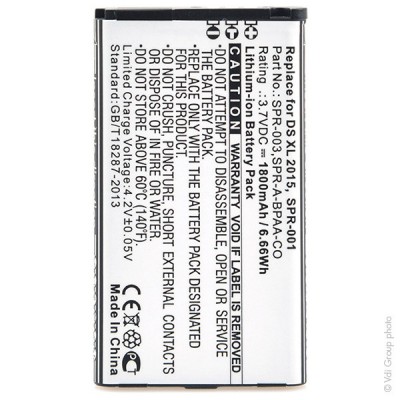 Batterie console de jeux 3.7V 1800mAh