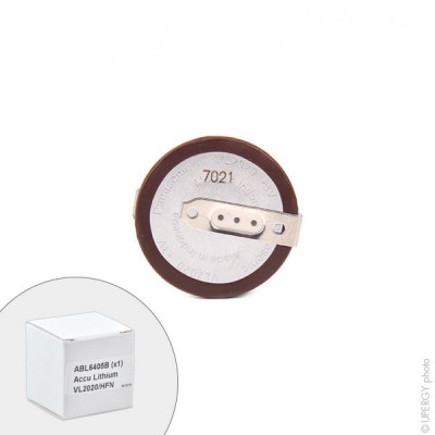 Accus bouton Lithium VL2020/HFN 3V 20mAh
