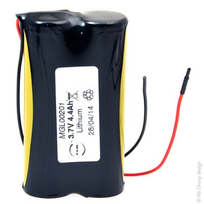 Batterie Li-Ion 2x INR18650 25R 1S2P ST1 3.7V 5000mAh Fils