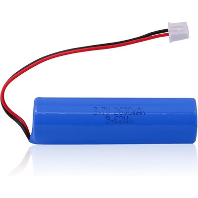 Batterie Lithium-ION Rechargeable 18650 - 3,7 V 2600 mAh - connecteur XH2.54/2P