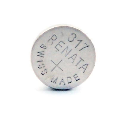 Pile bouton oxyde argent 317 RENATA 1.55V 10.5mAh
