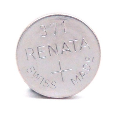 Pile bouton oxyde argent 371 RENATA 1.55V 40mAh