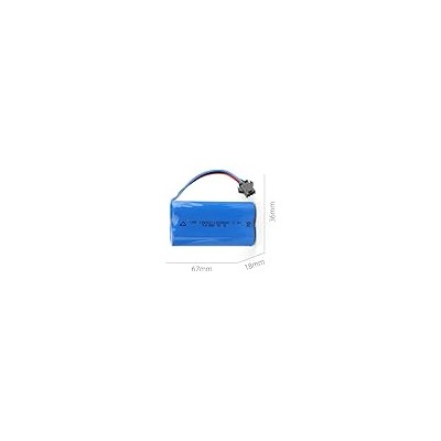 Batterie au Lithium polymère 7.4V 1200mAh 18650, pour véhicule d'escalade électrique à Quatre Roues motrices télécommandé