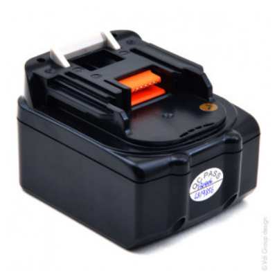Batterie outillage électroportatif compatible Makita LXT 14.4V 3Ah/43Wh