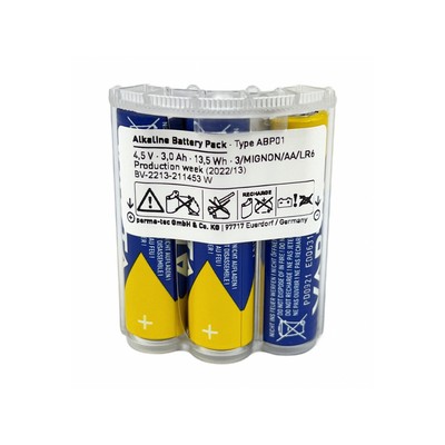 Perma 101351 Type ABP01 Jeu de batteries pour STAR Vario 4.5V 3.0Ah