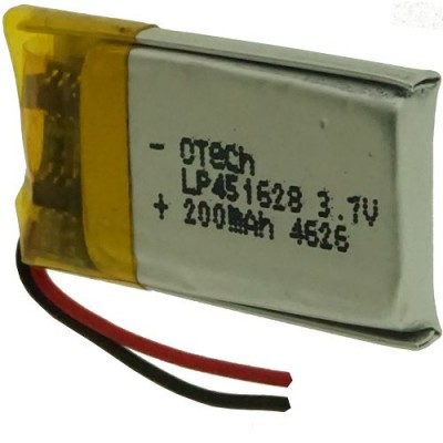Batterie 1ICP3/16/30 (mm: 4.0x16x30) sortie fil 3.7V Li-Po 200mAh