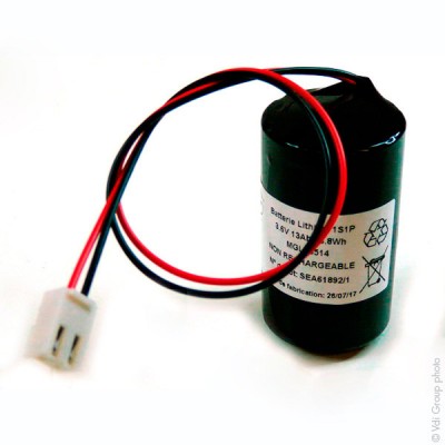 Batterie lithium 1x LSH20 D 1S1P 3.6V 13Ah JST