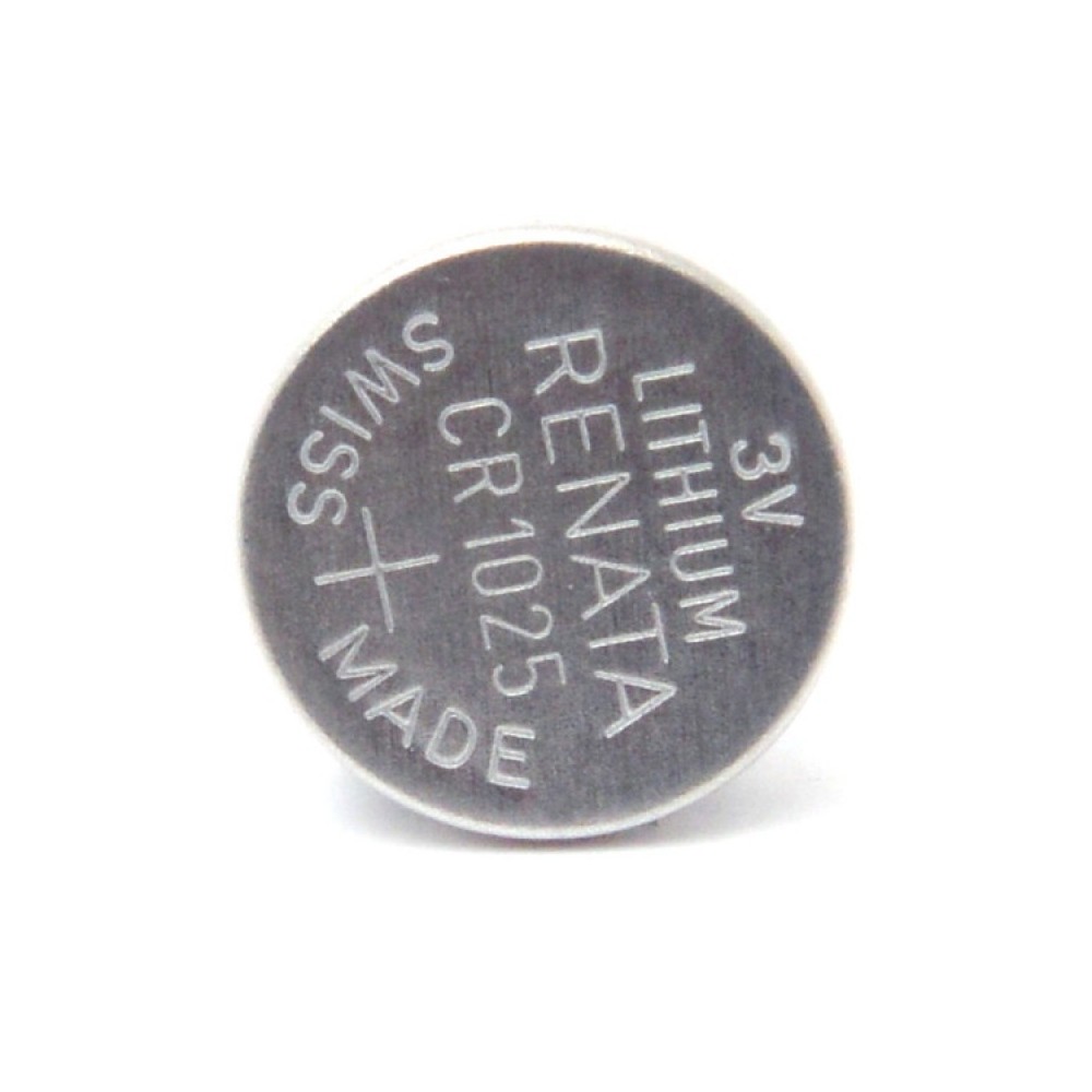 Pile bouton lithium blister CR1025 RENATA 3V 30mAh
