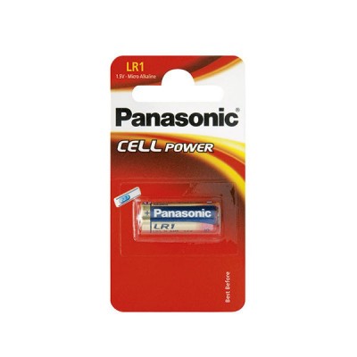 Pile alcaline blister x1 Panasonic LR1 - N 1.5V 907mAh